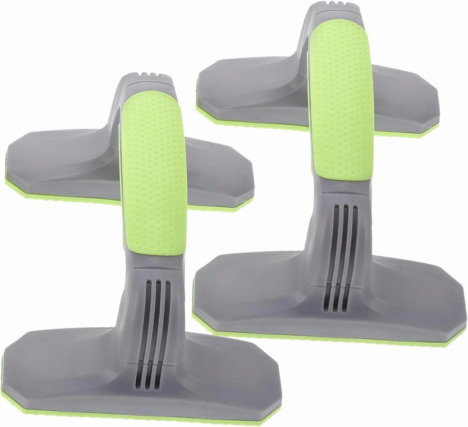 KICHOUSE 2Pcs Bars for Home Gym Slip Soft Handles with Durable Base for Strength Training and Floor Workouts Portable Exercise Equipment for Men and Women