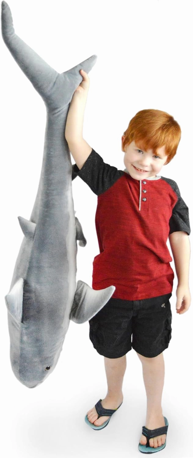 Kiki The Great White Shark - 52 Inch Stuffed Animal Plush