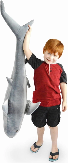Kiki The Great White Shark - 52 Inch Stuffed Animal Plush