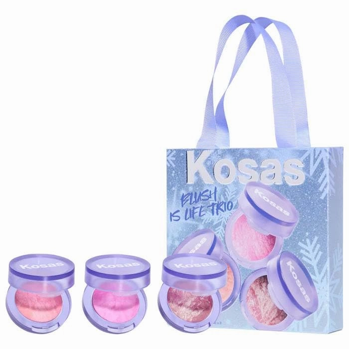 Kosas Mini Blush is Life Trio (3 Mini Bestselling Blushes) & Complimentary Pomegranate Sheet Masque