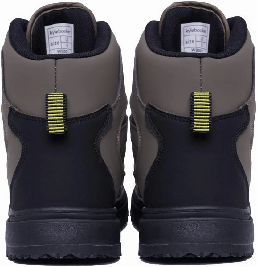 Kylebooker Men's Fishing Wading Boots Lightweight Anti-Slip Waders Shoes for Fly Fishing
