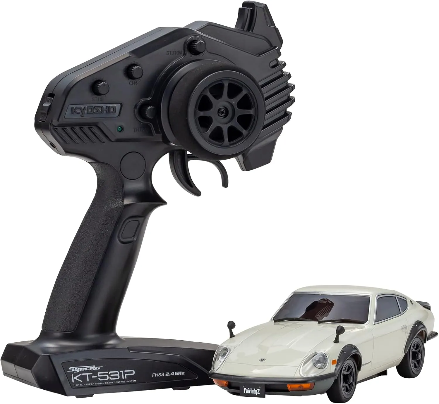 Kyosho MA-020 AWD Mini-Z Sports ReadySet w/Nissan Fairlady 240ZG Body (White)