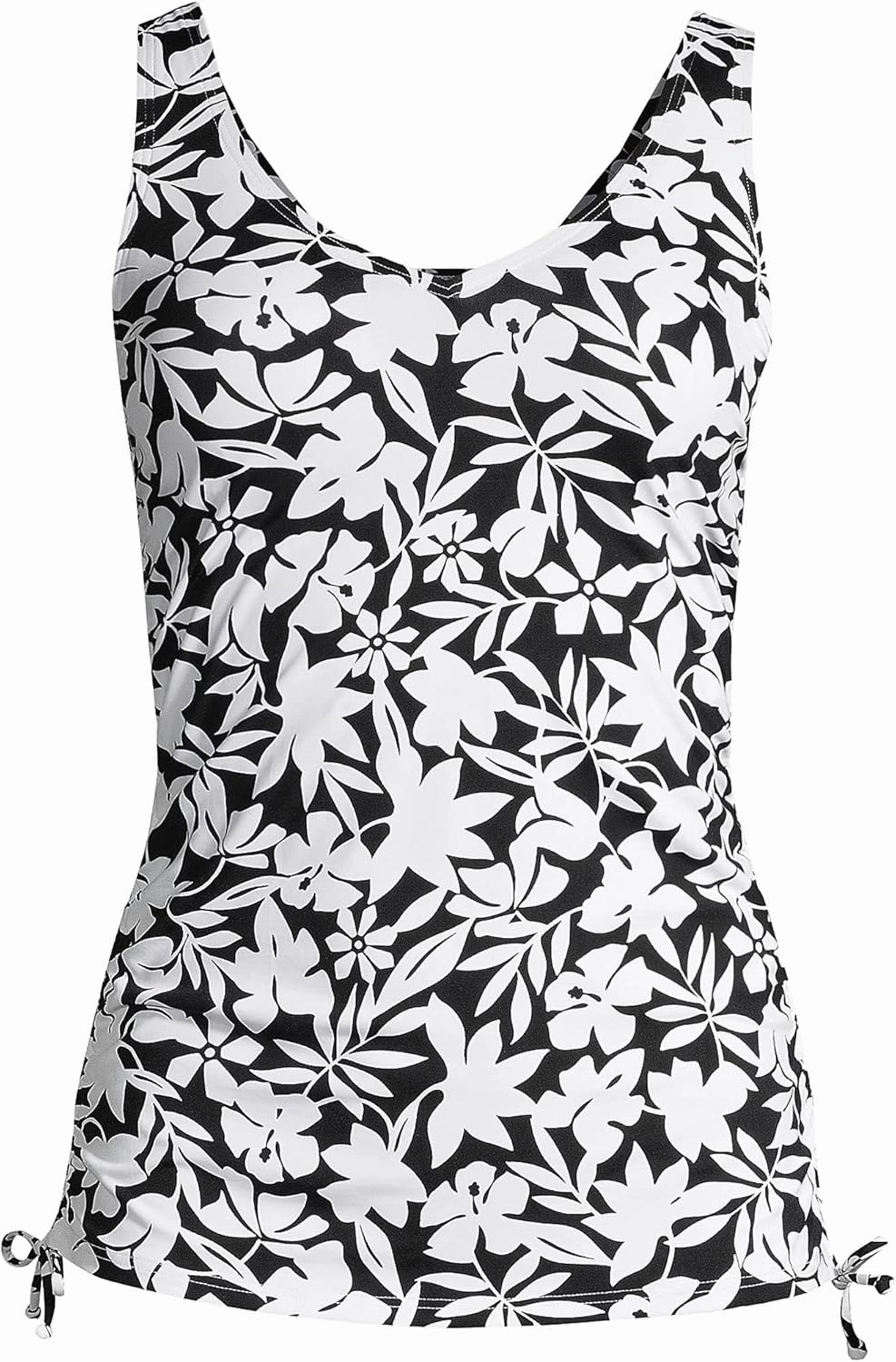 Lands' End Chlorine Resistant Underwire Tankini Swimsuit Top