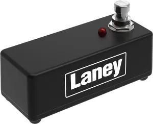Laney FS1-MINI Single Switch Mini Pedal LED Status Light Removable Lead, Black