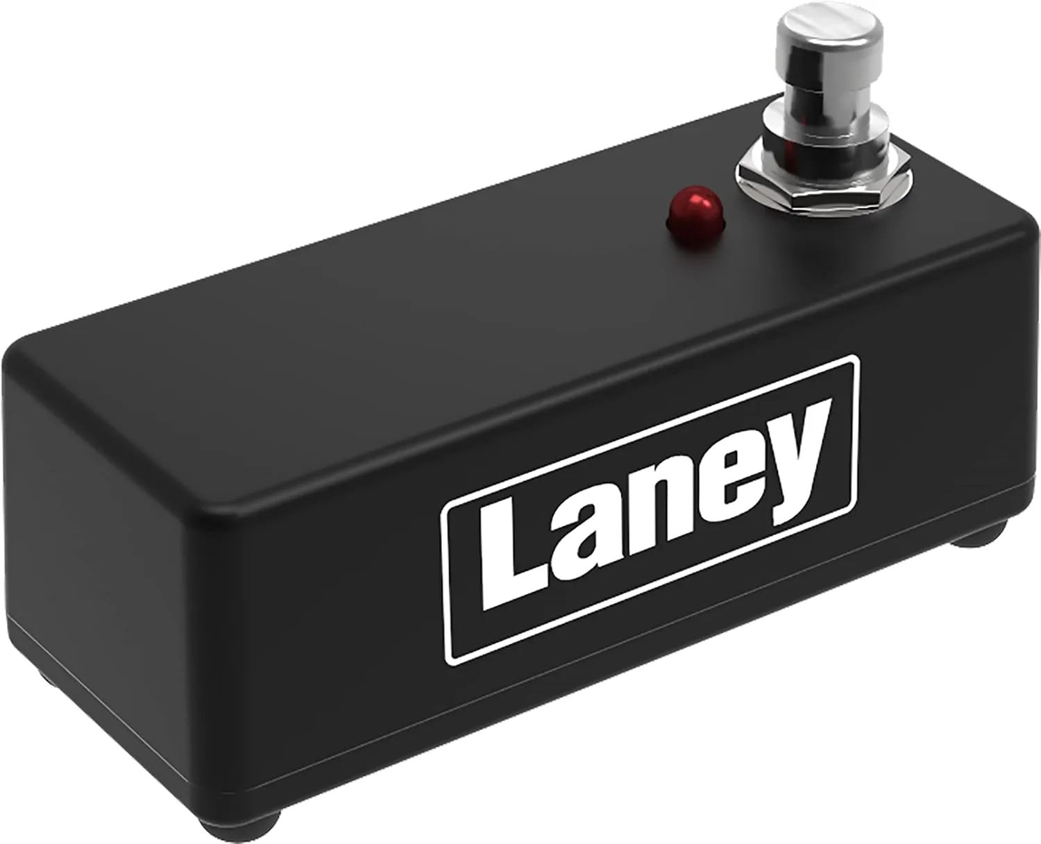 Laney FS1-MINI Single Switch Mini Pedal LED Status Light Removable Lead, Black