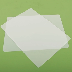 Large Silicone Mats for Kitchen Counter: 14” x 20”(1mm) Clear Non-slip Waterproof Countertop Protector Liner - Non-Stick Baking Mat - Heat Resistant Placemat for Pastry Translucent (2/Pack)