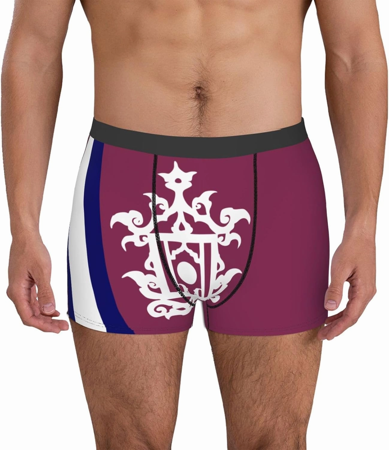 Late 19th Century Flag of Sulu Mens Underwear Boxer Briefs Soft Elastic Breathable Boxers for Men