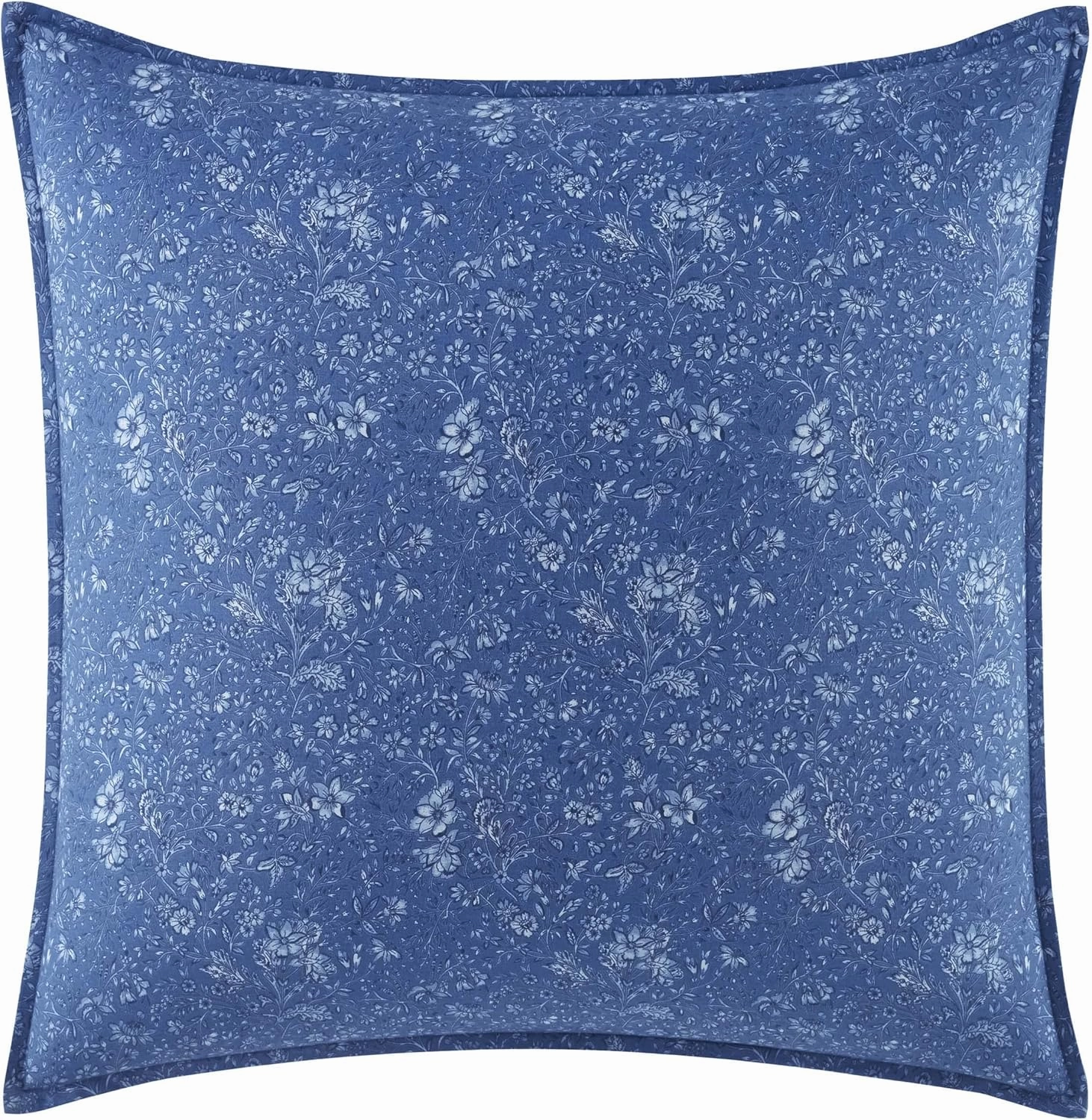 Laura Ashley Home Elise Duvet Cover Set, Full/Queen, Medium Blue