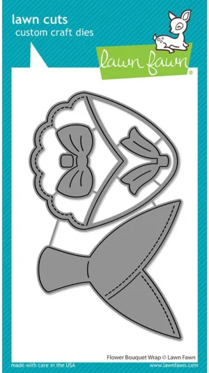 Lawn Fawn LF3686 Flower Bouquet Wrap Stand-Alone Die