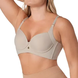 Leonisa Back Smoothing Bras for Women, Full Coverage Underwire Bra, Adjustable Hook & Eye Closure