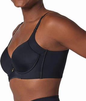 Leonisa Back Smoothing Bras for Women, Full Coverage Underwire Bra, Adjustable Hook & Eye Closure