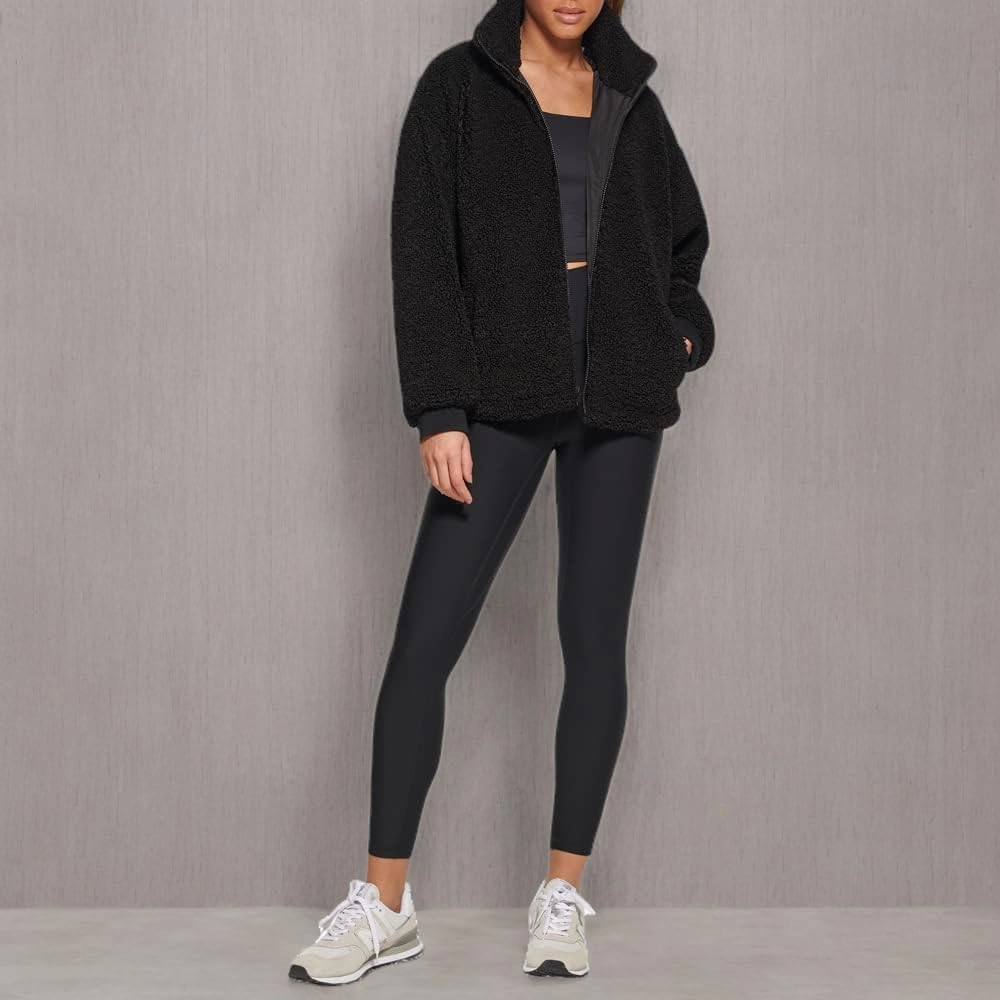 Levi's womens Zip Up Sherpa Teddy Jacket (Standard & Plus Sizes)