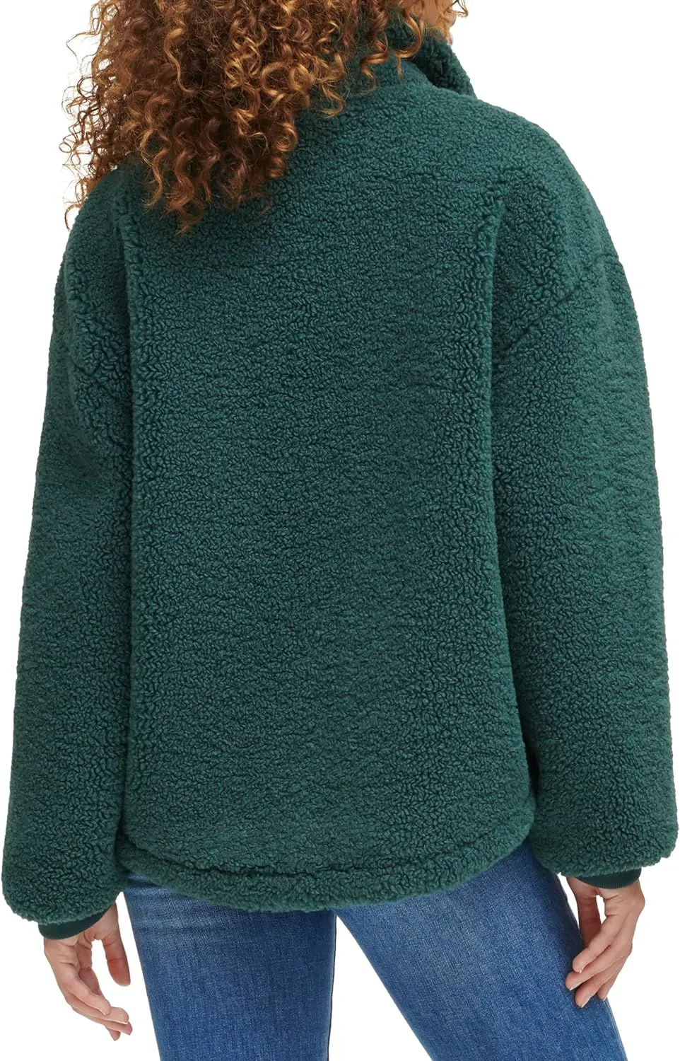Levi's womens Zip Up Sherpa Teddy Jacket (Standard & Plus Sizes)