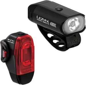 Lezyne Mini Drive 400Xl   Ktv Drive Pro Plus Light Pair Black/Black, One Size