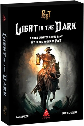 Light in The Dark - Strategy Board Game, Solo Dungeon Crawl Game Set in The World of Pest, Plague Doctor, Ages 13 , 1 Player, 30 Min
