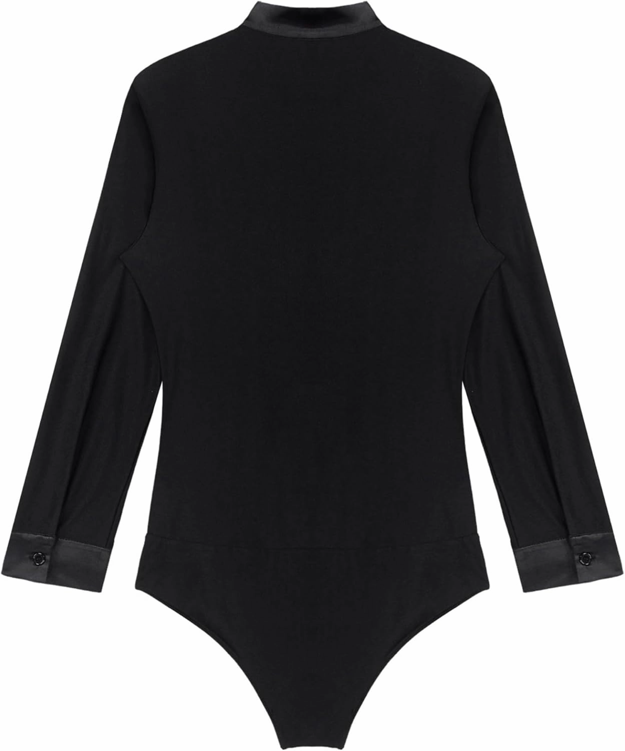 Linjinx Men's Latin Dance Shirt Shiny Rhinestones Chacha Rumba Samba Jazz Leotard Tops Costume