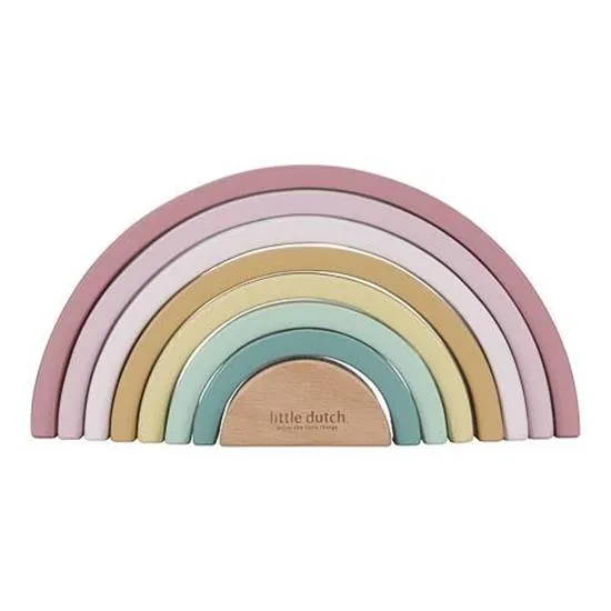 Little Dutch, Wooden Stackable Rainbow, Fairy Garden