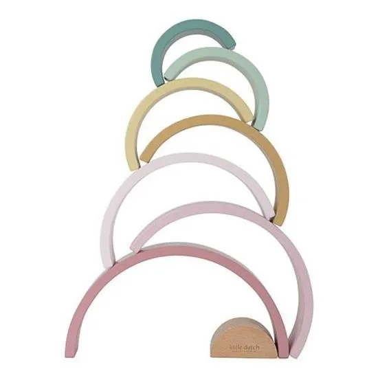 Little Dutch, Wooden Stackable Rainbow, Fairy Garden