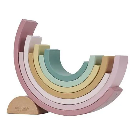 Little Dutch, Wooden Stackable Rainbow, Fairy Garden