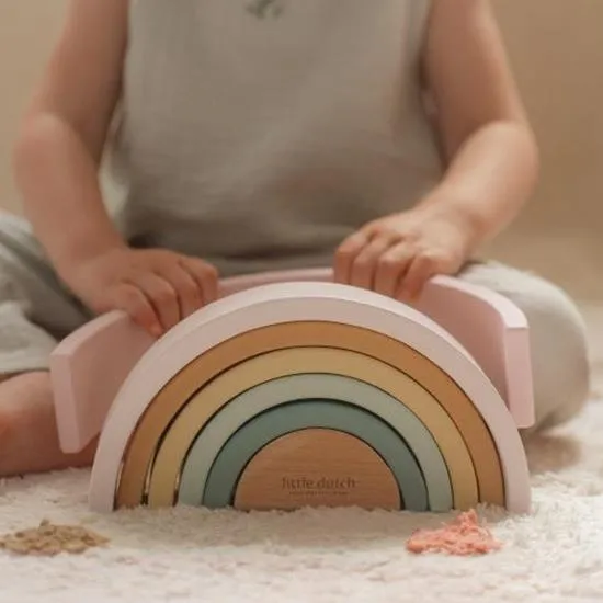 Little Dutch, Wooden Stackable Rainbow, Fairy Garden
