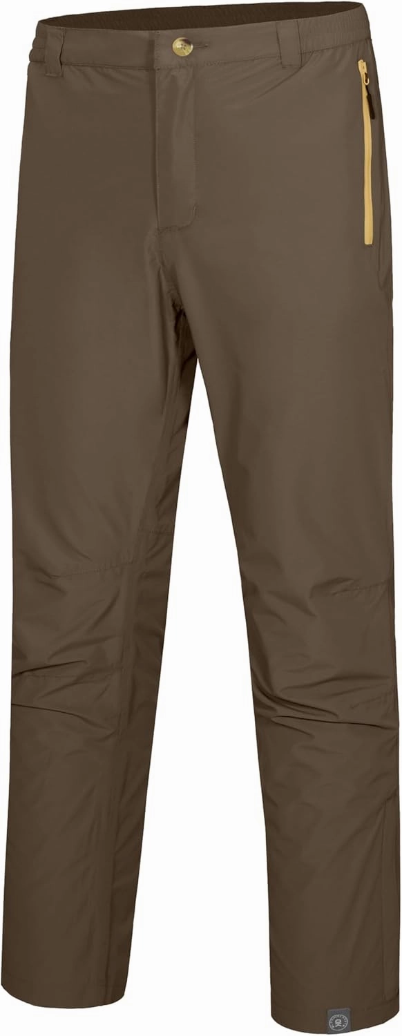 Little Donkey Andy Men's Waterproof Lightweight Rain Pants Breathable Windproof Hiking Golf Fishing Pants