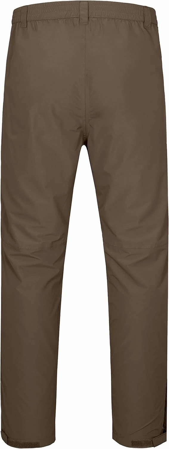 Little Donkey Andy Men's Waterproof Lightweight Rain Pants Breathable Windproof Hiking Golf Fishing Pants
