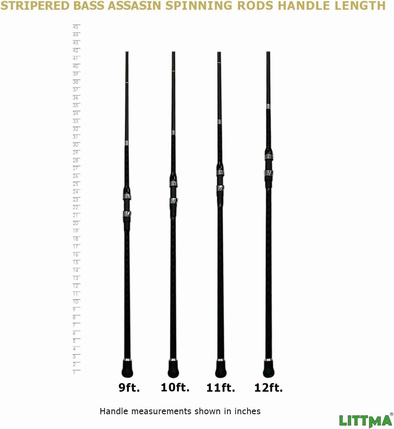 LITTMA—Surf Rods LITTMA Surf Spinning Rod Surf Rods Saltwater 12ft 9ft 10ft 11ft Graphite Surf Rod Surf Casting Rod Surf Fishing Rod Surf Rod Saltwater Surf Travel Rod Surf Rod Barra de Surf Surf Rod