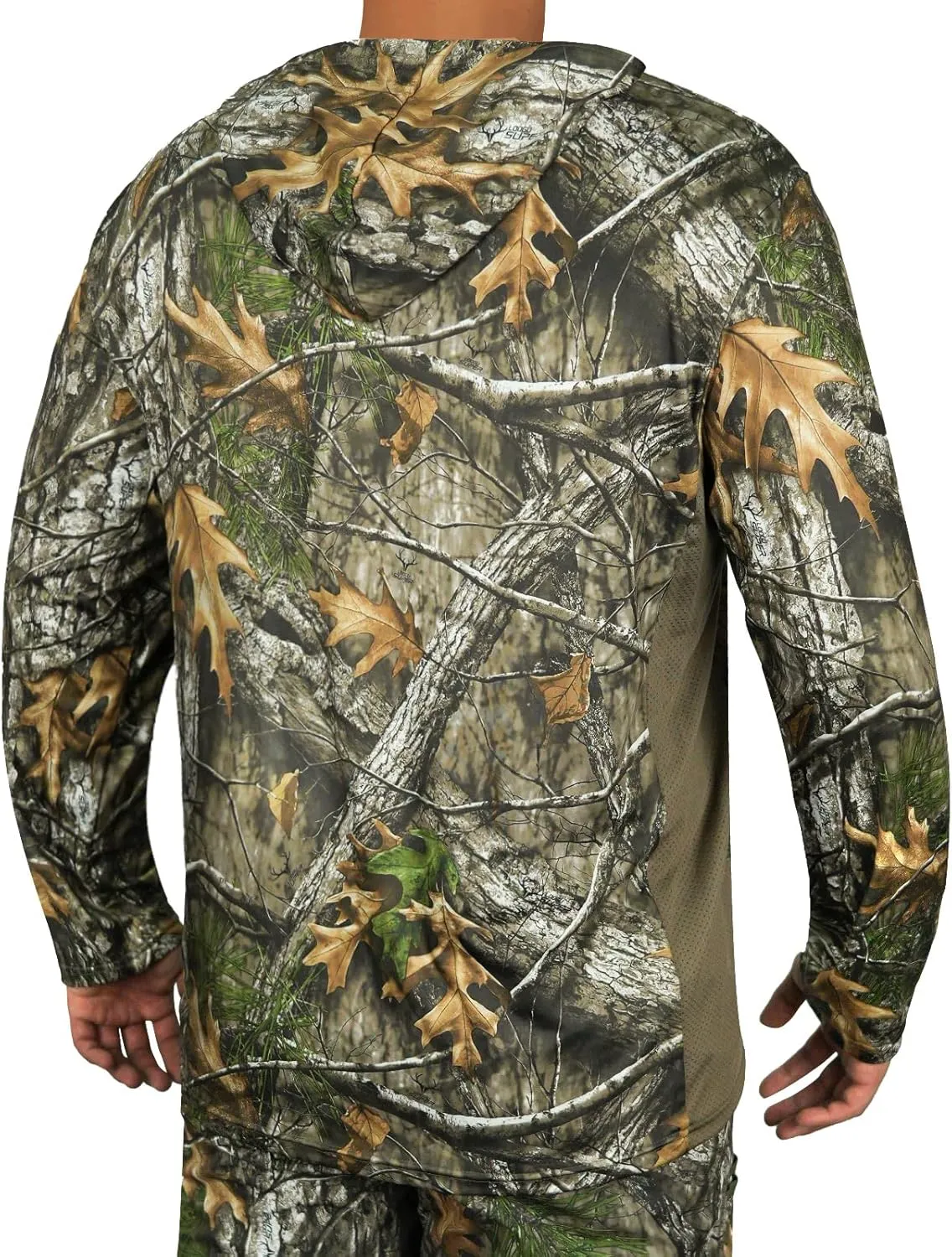 LOOGU Men’s Hunting Camo Shirt Lightweight, Camouflage Shirts for Men Long Sleeve Shirt for Fishing Hiking Camping