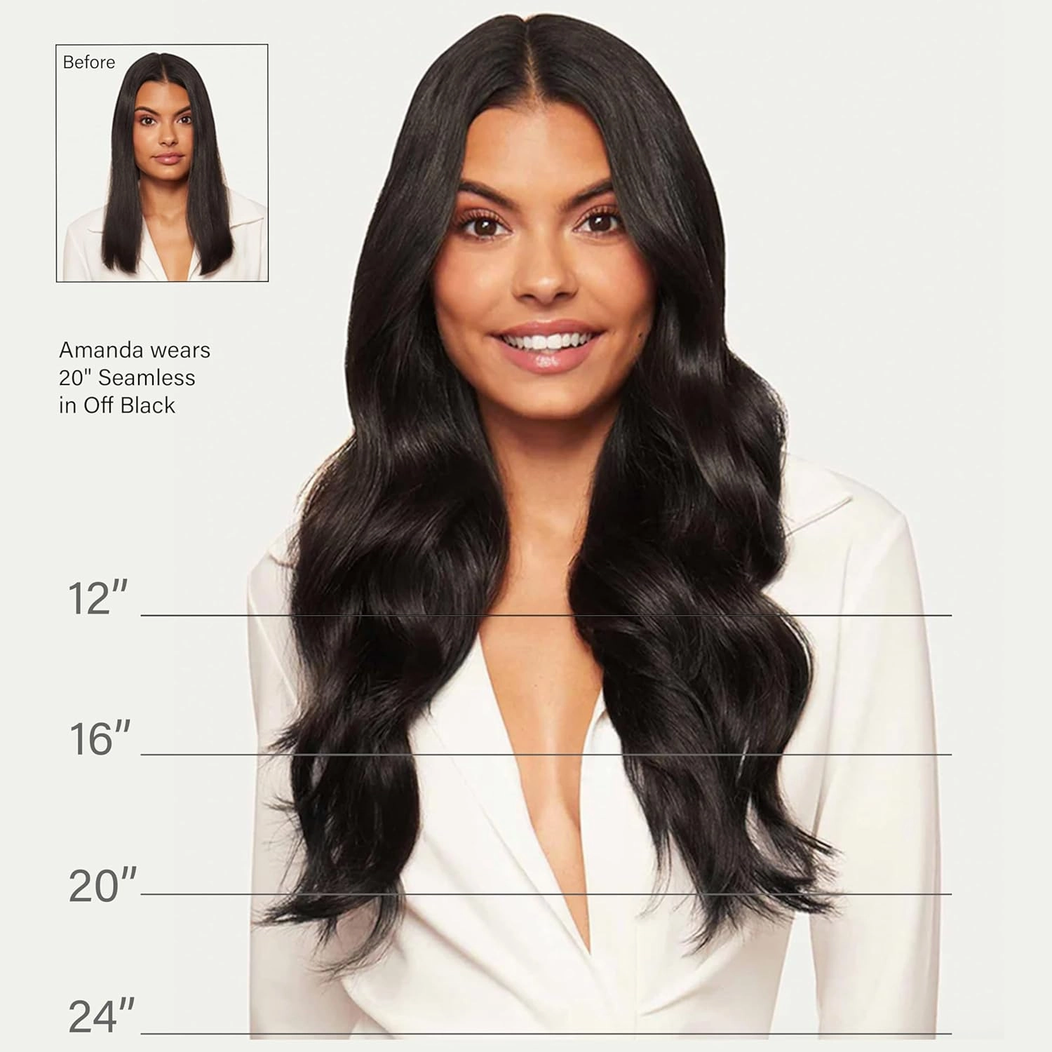 Luxy 100% Remy Human Hair, Classic 160g Clip-In Hair Extensions - 10 Wefts Multi-Dimensional Color for Natural Blending, Adds Volume & Length, Easy Apply & Remove 16" Beige Blonde Balayage