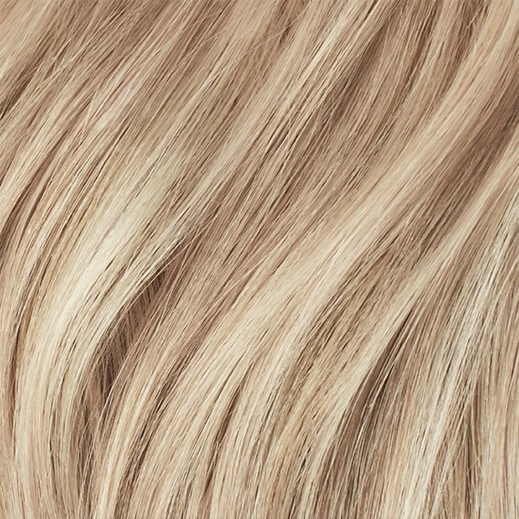 Luxy 100% Remy Human Hair, Classic 160g Clip-In Hair Extensions - 10 Wefts Multi-Dimensional Color for Natural Blending, Adds Volume & Length, Easy Apply & Remove 16" Dimensional Beige Blonde