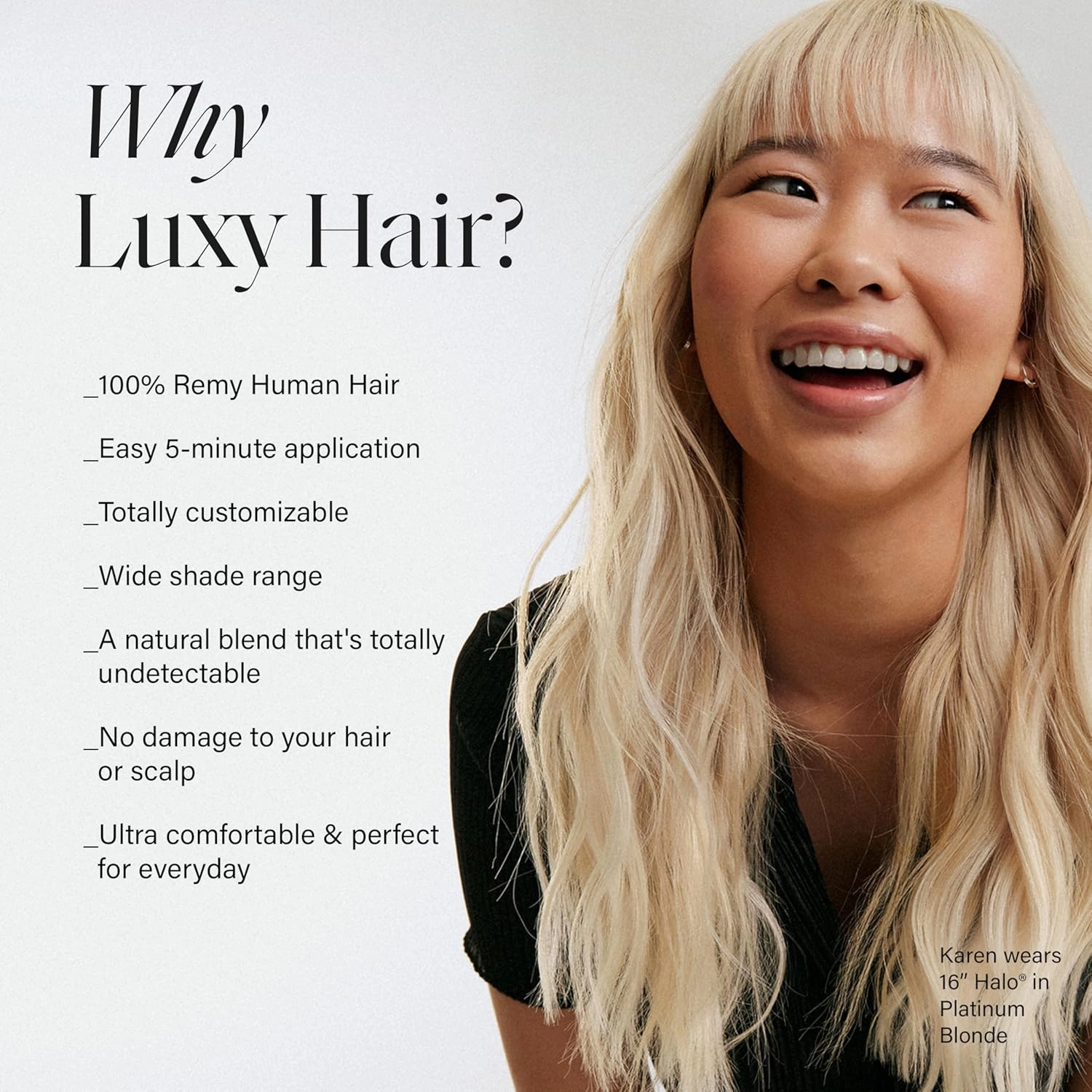 Luxy 100% Remy Human Hair, Clip-In Ponytail Extension, One-Piece Wrap & Secure Prongs - Natural Looking Volume & Length for All Hair Types 120 grams 20" Dirty Blonde Ponytail