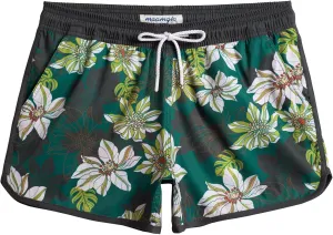 maamgic Swim Shorts Women 3.5" Quick Dry Board Shorts Stretch Swimming Shorts Vintage Bathing Suit Shorts with Pockets