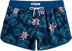 maamgic Swim Shorts Women 3.5" Quick Dry Board Shorts Stretch Swimming Shorts Vintage Bathing Suit Shorts with Pockets