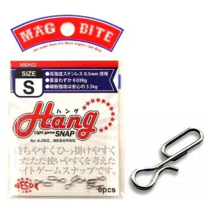MAGBITE Hang Light Game Aji Snaps Swivels - S