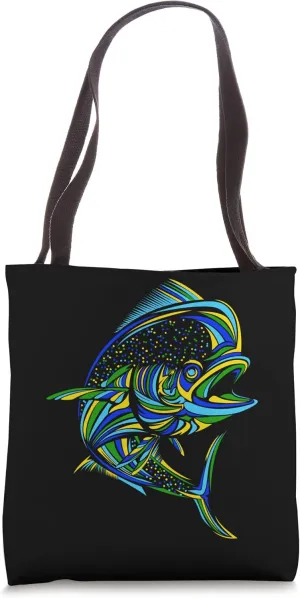 Mahi Mahi Dolphinfish Offshore Fishing Tote Bag