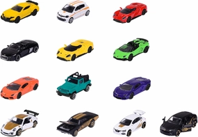 Majorette - 13-Piece Set (9 4 Exclusive) - Metal Miniature Cars - Scale 1:64 - Set of 13 Vehicles - 212054032