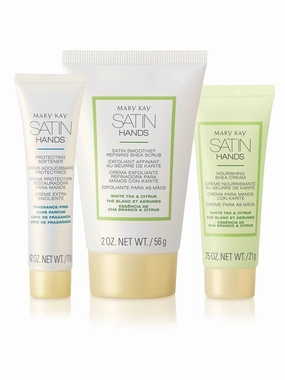 Mary Kay "White Tea & Citrus" Satin Hands Pampering Set Deluxe Mini