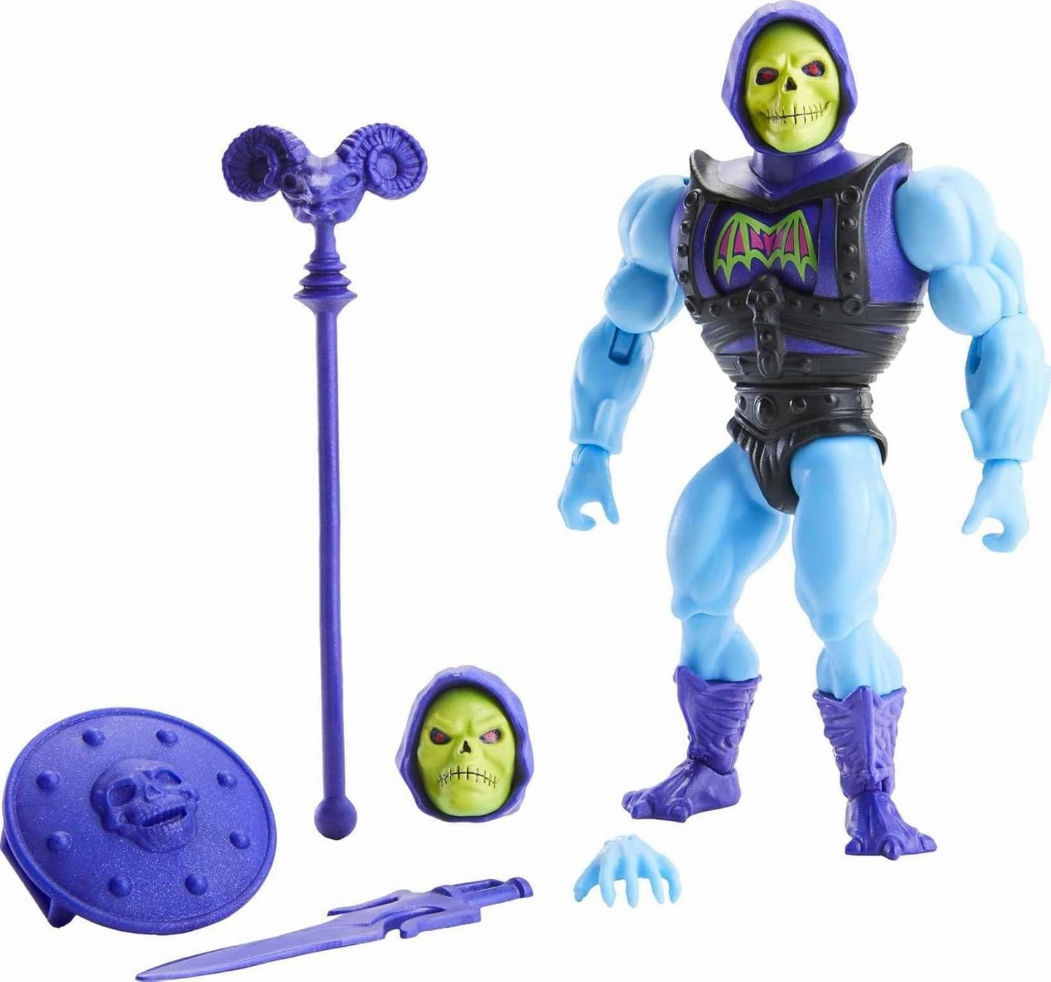 Masters of the Universe Mattel Origins Action Figure & Accessories Set, Battle Armor Skeletor 5.5-inch Collectible Toy with Mini-Comic