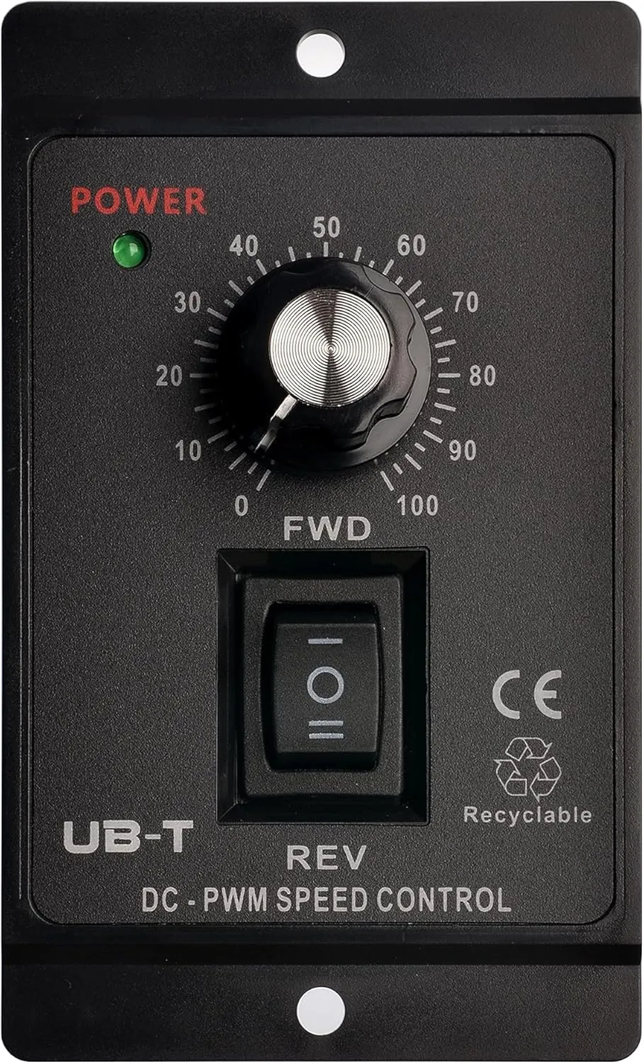 matell DC 12-60V 20A PWM Brush Motor Speeds Controller, Reversible Switch,Suitable for DC Brush Motor,Forward/Reverse Electric Motor Speed Regulator,DC Motor Speed Controller