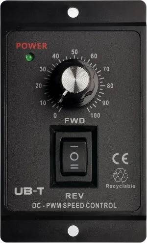 matell DC 12-60V 20A PWM Brush Motor Speeds Controller, Reversible Switch,Suitable for DC Brush Motor,Forward/Reverse Electric Motor Speed Regulator,DC Motor Speed Controller