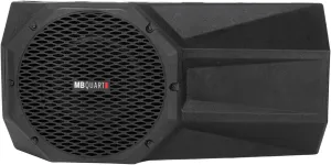 MB Quart Wrangler JL Tuned Audio Package: 400 Watt 12 Inch Tailgate Subwoofer with a Ported Enclosure