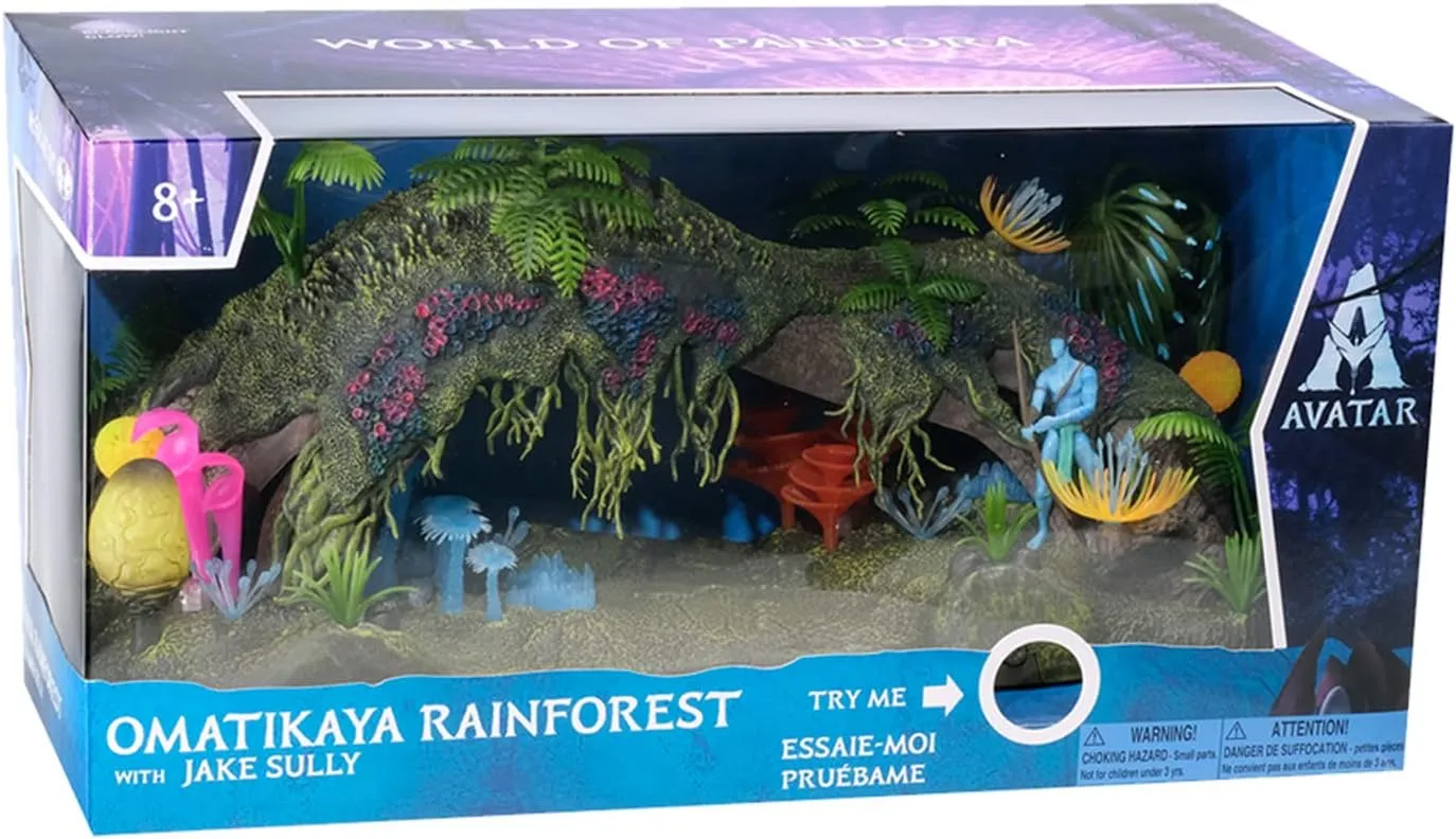 McFarlane - Avatar - World of Pandora DLX Set - Omatikaya Rainforest with Jake Sully