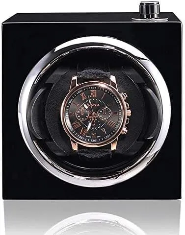 Mechanical Watch Shaker Watch Winder Silent Motor Display Watch Storage Mechanical Clock Rotating Self-Winding Case Watch Box with Automatic Winding U