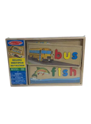 Melissa & Doug See & Spell Wooden Educational Board