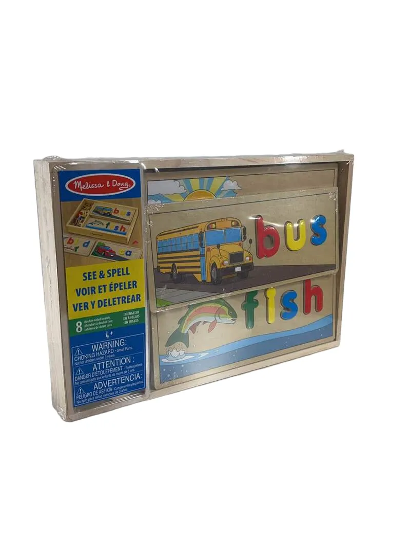 Melissa & Doug See & Spell Wooden Educational Board