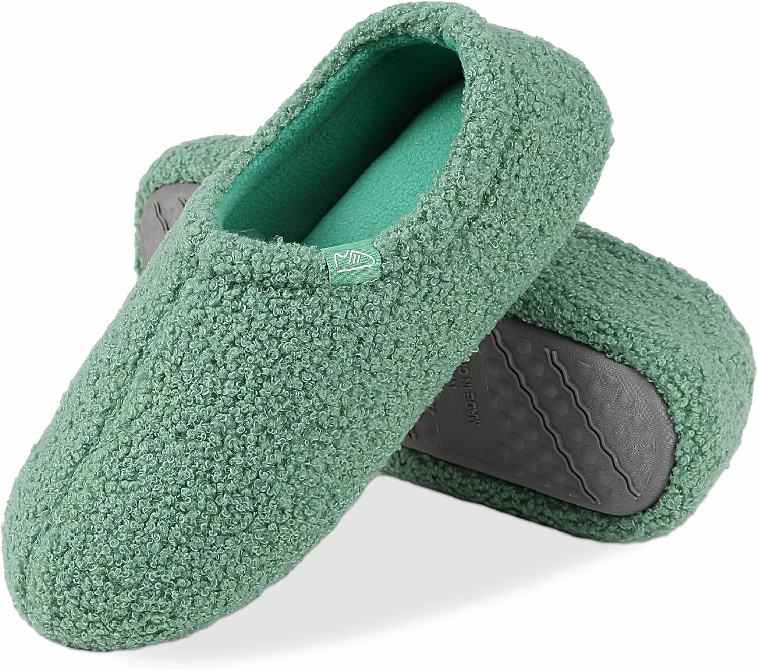 Memory Foam Slippers Indoor Women's Curly Fleece Home Shoes Soft Warm House Slippers