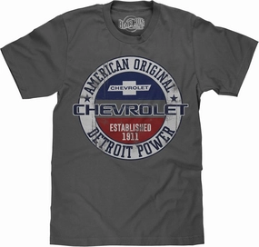 Men's Established 1911 Chevrolet T-Shirt - Chevy Detroit Power Shirt