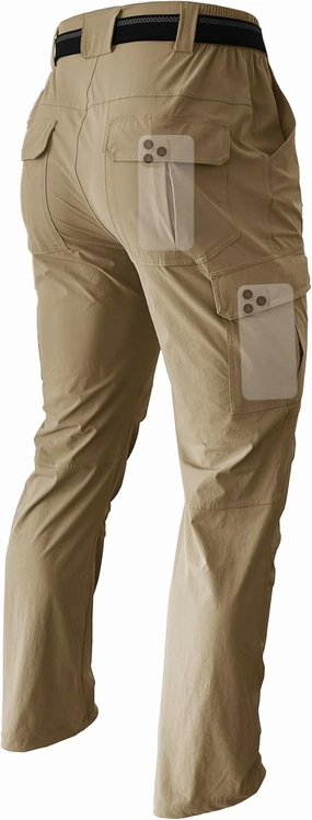 Men's Hiking Cargo Work Pants Lightweight Waterproof Quick Dry Camping Fishing Travel Outdoor Pants