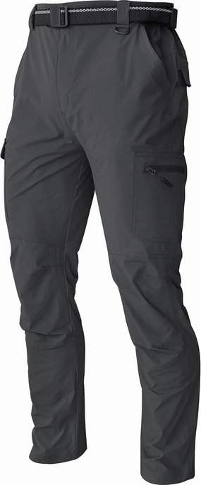 Men's Hiking Tactical Cargo Work Pants Quick Dry Waterproof Lightweight Travel Fishing Camping Outdoor Pants