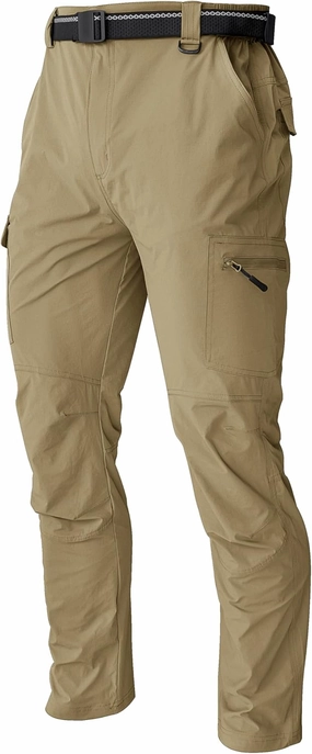 Men's Hiking Tactical Cargo Work Pants Quick Dry Waterproof Lightweight Travel Fishing Camping Outdoor Pants